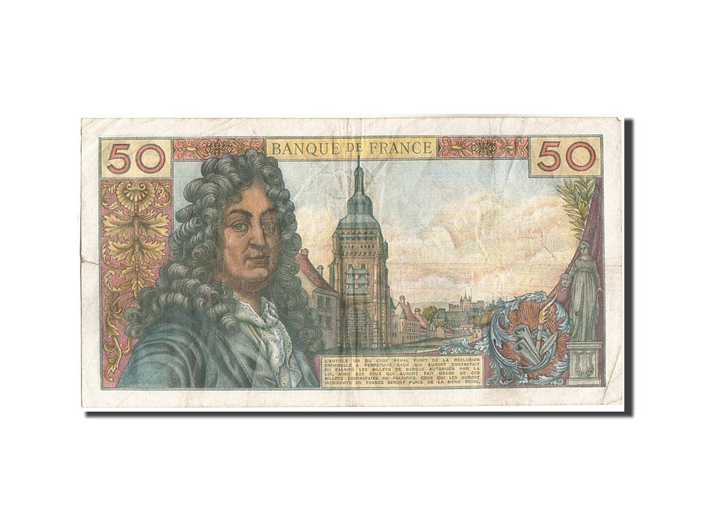 France, 50 Francs, 50 F 1962-1976 ''Racine'', 1973, 1973-10-04, KM:148d, TB,...