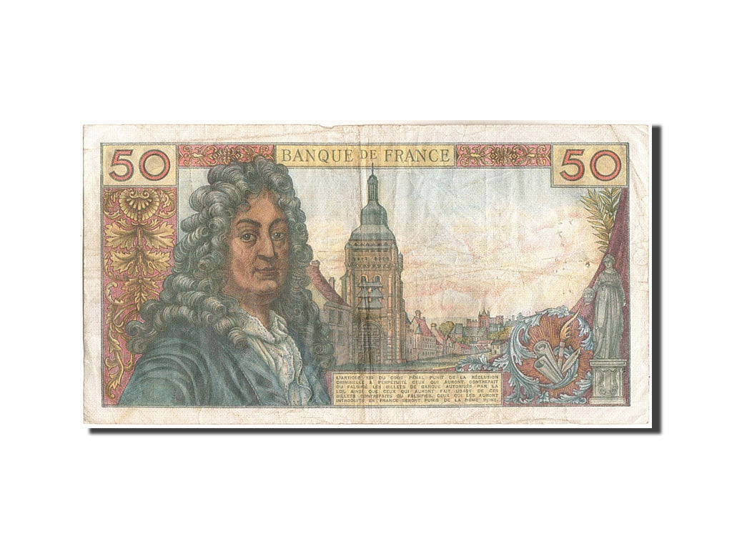 France, 50 Francs, 50 F 1962-1976 ''Racine'', 1975, 1975-03-06, KM:148e, TB,...