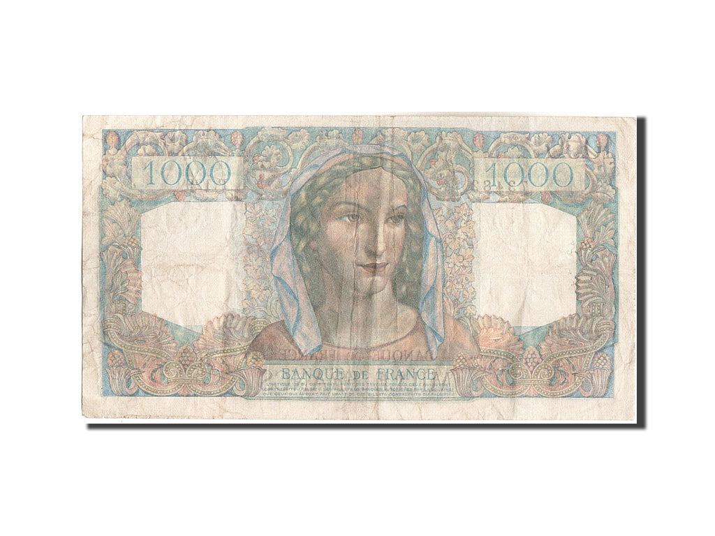 France, 1000 Francs, 1 000 F 1945-1950 ''Minerve et Hercule'', 1945, KM:130a,...