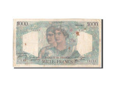Banknote, France, 1000 Francs, 1 000 F 1945-1950 ''Minerve et Hercule'', 1945