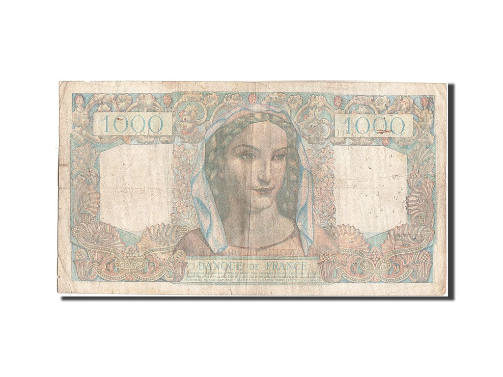 France, 1000 Francs, 1 000 F 1945-1950 ''Minerve et Hercule'', 1946, 1946-01-...