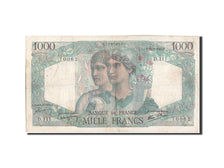 France, 1000 Francs, 1 000 F 1945-1950 ''Minerve et Hercule'', 1945, KM:130a,...
