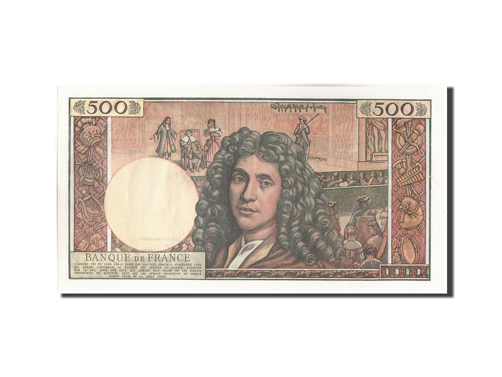 Frankreich, 500 Nouveaux Francs, 500 NF 1959-1966 ''Molière'', 1965, KM:145a...