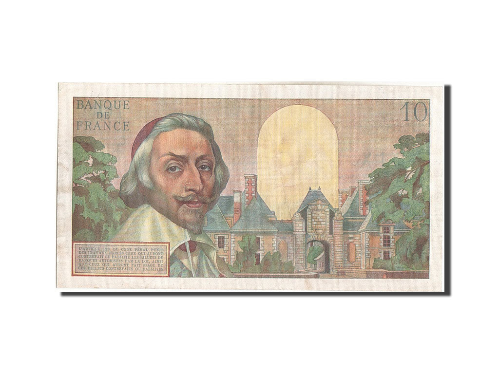 Francia, 10 Nouveaux Francs, 10 NF 1959-1963 ''Richelieu'', 1959, KM:142a, 19...