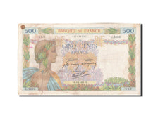 France, 500 Francs, 500 F 1940-1944 ''La Paix'', 1942, KM:95b, 1942-04-09, EF...