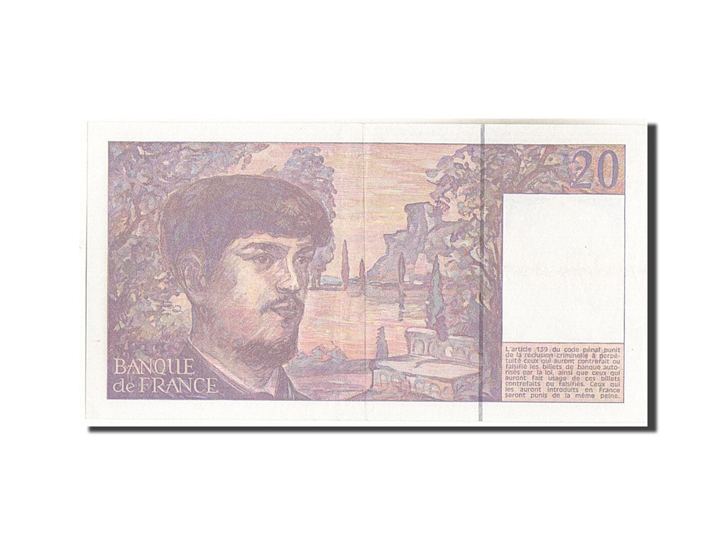 Frankreich, 20 Francs, 20 F 1980-1997 ''Debussy'', 1993, KM:151g, 1993, UNC(6...