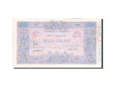 France, 1000 Francs, 1 000 F 1889-1926 ''Bleu et Rose'', 1916, KM:67g, 1916-0...