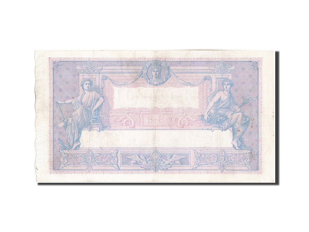 France, 1000 Francs, 1 000 F 1889-1926 ''Bleu et Rose'', 1916, KM:67g, 1916-0...