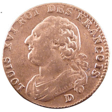 Francia, 12 Denarius, 1792, Lyons, BB, Rame, Gadoury:15