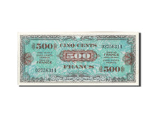 Banconote, Francia, 500 Francs, 1944 Flag/France, 1944, 1944, FDS