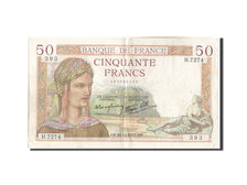 Banknote, France, 50 Francs, 50 F 1934-1940 ''Cérès'', 1937, 1937-12-30