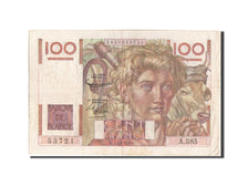 France, 100 Francs, 100 F 1945-1954 ''Jeune Paysan'', 1954, KM:128e, 1954-01-...