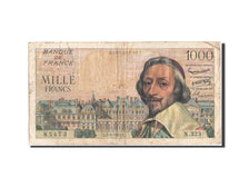 Banknote, France, 1000 Francs, 1 000 F 1953-1957 ''Richelieu'', 1957