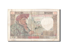 Francia, 50 Francs, 50 F 1940-1942 ''Jacques Coeur'', 1941, KM:93, 1941-05-15...