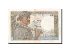France, 10 Francs, 10 F 1941-1949 ''Mineur'', 1949, KM:99f, 1949-04-07, VF(30...