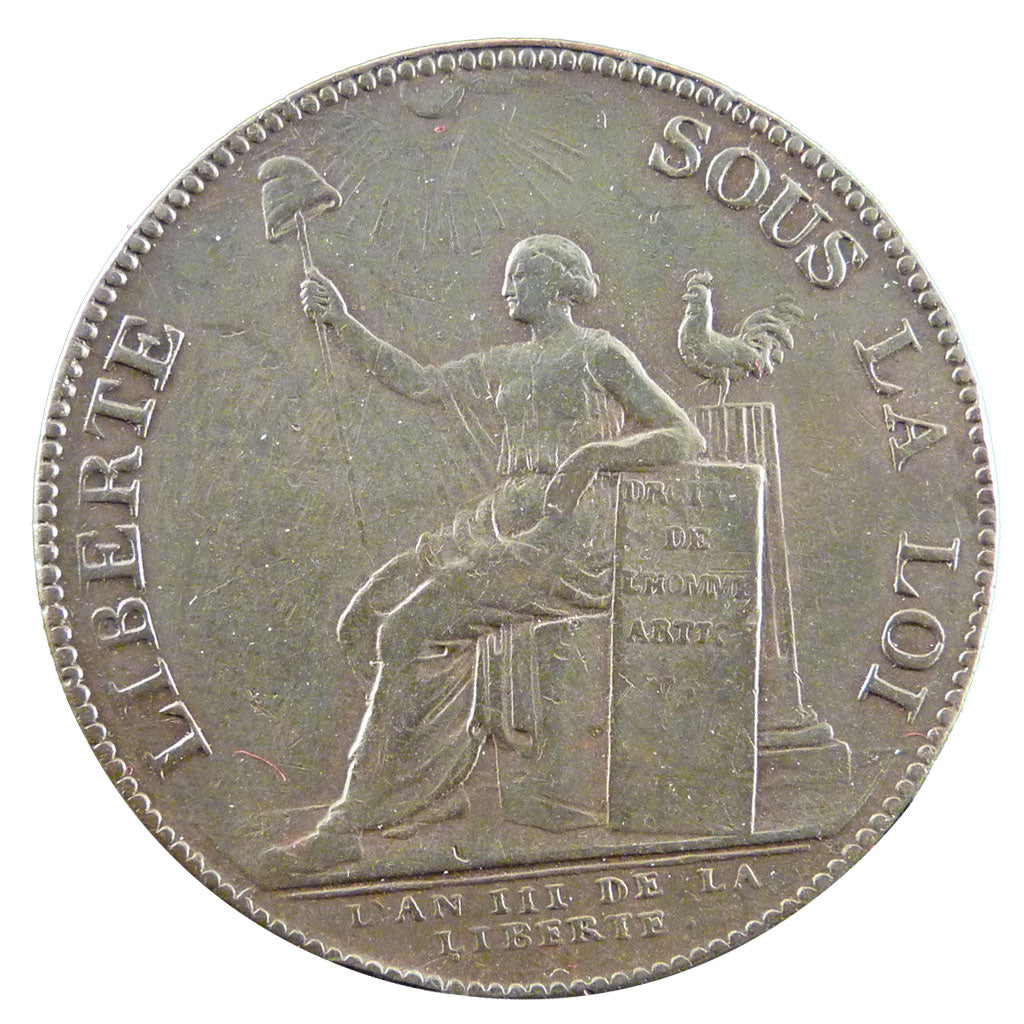 Francia, 2 Sols, 1791, BB, Rame, Brandon:217