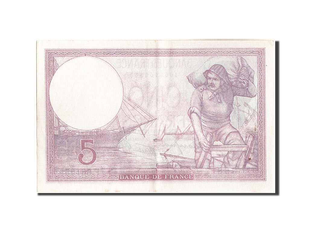 Banknote, France, 5 Francs, 5 F 1917-1940 ''Violet'', 1940, 1940-11-28