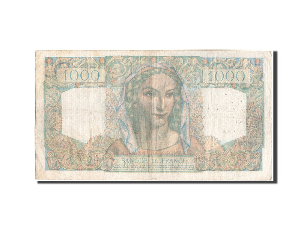 France, 1000 Francs, 1 000 F 1945-1950 ''Minerve et Hercule'', 1949, 1949-09-...