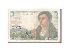 Banknote, France, 5 Francs, 5 F 1943-1947 ''Berger'', 1943, 1943-11-25