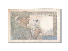 France, 10 Francs, 10 F 1941-1949 ''Mineur'', 1949, KM:99f, 1949-06-30, VF(30...
