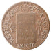 Francia, Sol aux balances françoise, Sol, 1793, Strasbourg, MB, Bronzo, Gado...