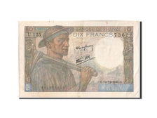 Francia, 10 Francs, 10 F 1941-1949 ''Mineur'', 1946, KM:99e, 1946-12-19, BB,...
