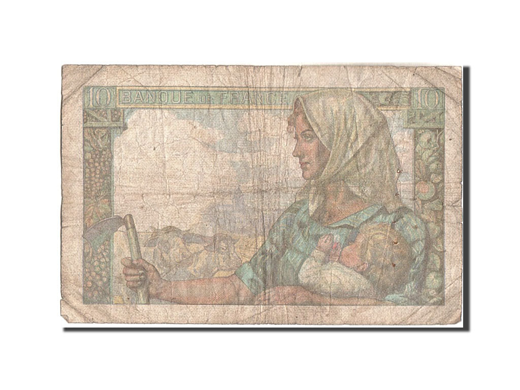 France, 10 Francs, 10 F 1941-1949 ''Mineur'', 1941, KM:99a, 1941-09-11, VG(8-...