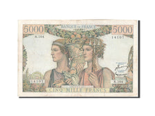 France, 5000 Francs, 5 000 F 1949-1957 ''Terre et Mer'', 1952, KM:131c, 1952-...