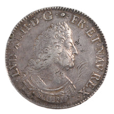 FRANCE, Écu aux insignes, Ecu, 1702, Lille, VF(30-35), Silver, Gadoury #220, ...