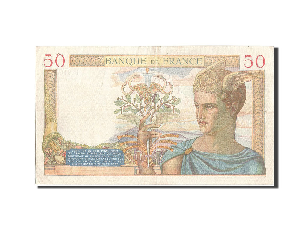 Banconote, Francia, 50 Francs, 50 F 1934-1940 ''Cérès'', 1935, 1935-07-04