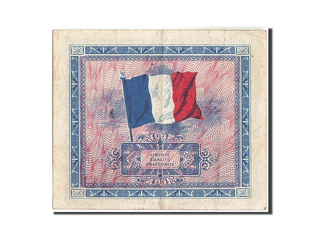 Banknote, France, 5 Francs, 1944 Flag/France, 1944, 1944, AU(50-53)