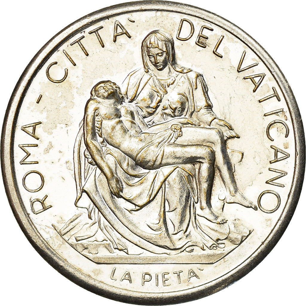 Vatican, Médaille, Jean-Paul II, La Pieta, Susini, TTB+, Silvered bronze