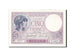 Biljet, Frankrijk, 5 Francs, 5 F 1917-1940 ''Violet'', 1918, 1918-05-07, SUP+