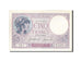 France, 5 Francs, 5 F 1917-1940 ''Violet'', 1919, 1919-01-13, KM:72a, SUP+, F...