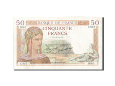 Francia, 50 Francs, 50 F 1934-1940 ''Cérès'', 1935, KM:81, 1935-02-28, MB+,...