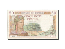 Billete, Francia, 50 Francs, 50 F 1934-1940 ''Cérès'', 1934, 1934-11-15, BC+