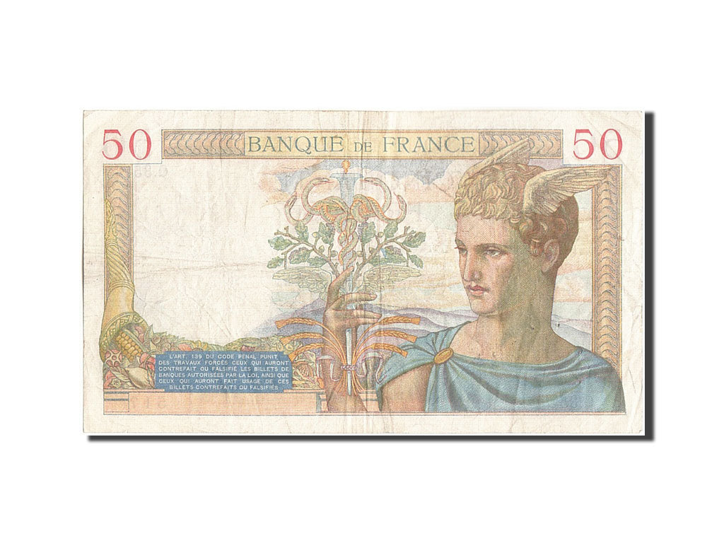 Billet, France, 50 Francs, 50 F 1934-1940 ''Cérès'', 1934, 1934-11-15, TB+