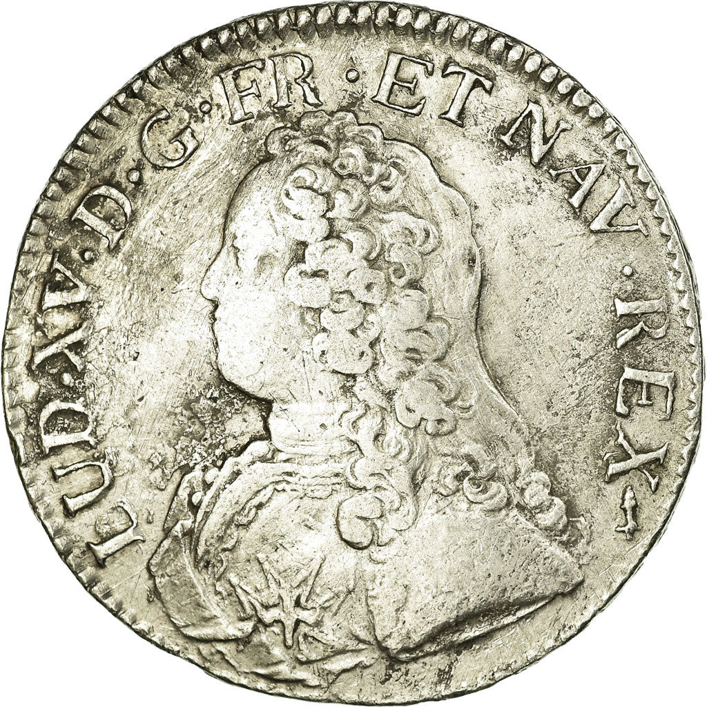 Monnaie, France, Louis XV, Écu aux branches d'olivier, Ecu, 1726, Dijon, TTB