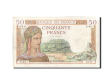 Billet, France, 50 Francs, 50 F 1934-1940 ''Cérès'', 1934, 1934-12-27, B
