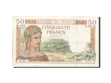 Biljet, Frankrijk, 50 Francs, 50 F 1934-1940 ''Cérès'', 1934, 1934-12-27, TB+