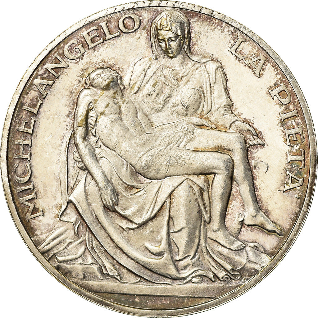 Vaticano, medaglia, Michelangelo, La Pieta, Paulus VI, SPL-, Argento