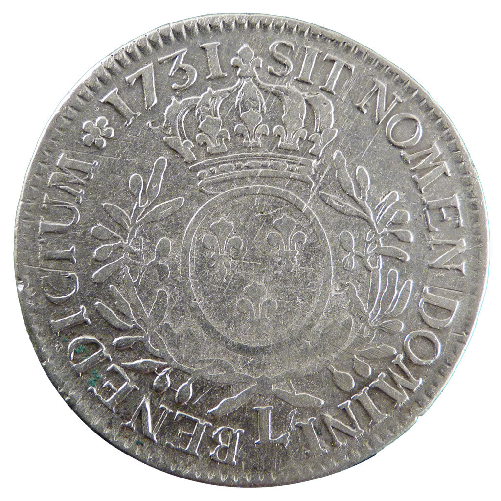 LOUIS XV, Écu aux Branches d'Olivier