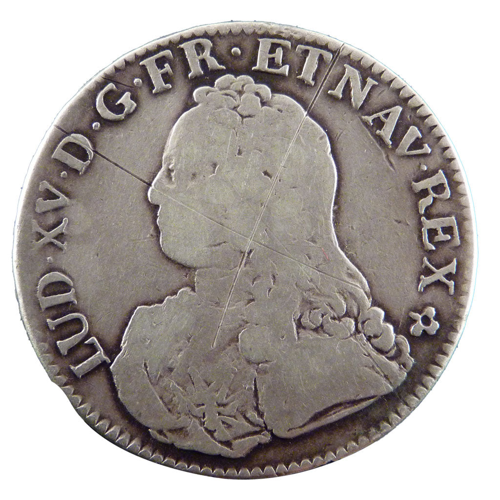 LOUIS XV, Écu aux Branches d'Olivier