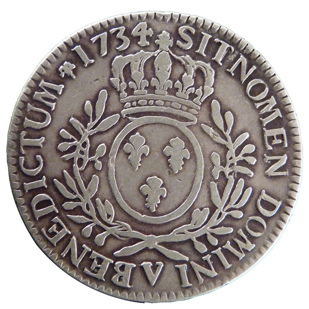LOUIS XV, Écu aux Branches d'Olivier