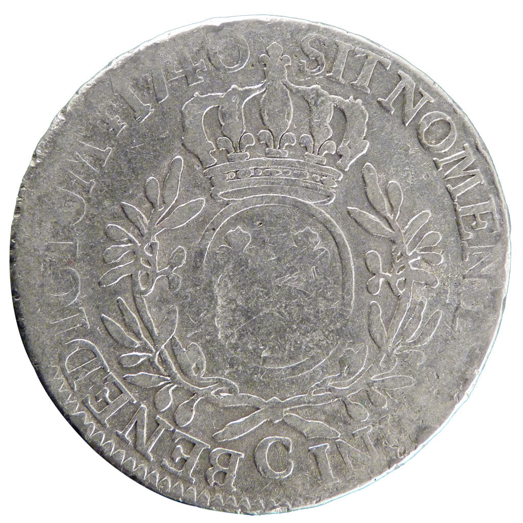 LOUIS XV, Écu aux Branches d'Olivier