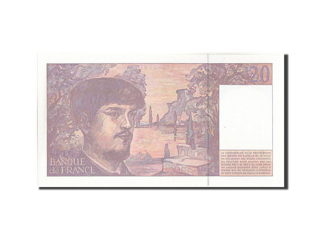 Banknote, France, 20 Francs, 20 F 1980-1997 ''Debussy'', 1995, 1995, UNC(65-70)