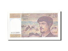 Billete, Francia, 20 Francs, 20 F 1980-1997 ''Debussy'', 1993, 1993, UNC