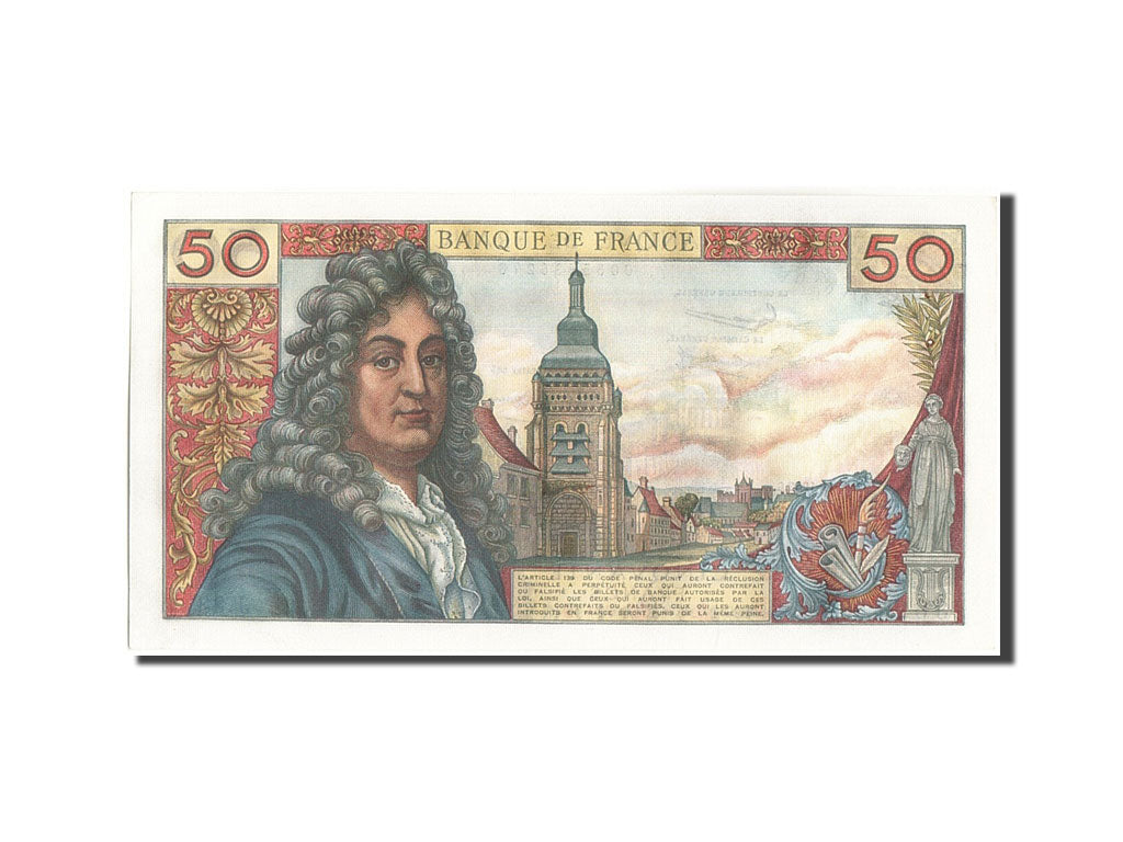 France, 50 Francs, 50 F 1962-1976 ''Racine'', 1962, KM:148a, 1962-11-08, UNC(...