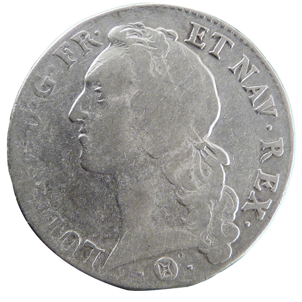 Francia, Louis XV, Écu au bandeau, Ecu, 1742, Bordeaux, B, Argento, Gadoury:322