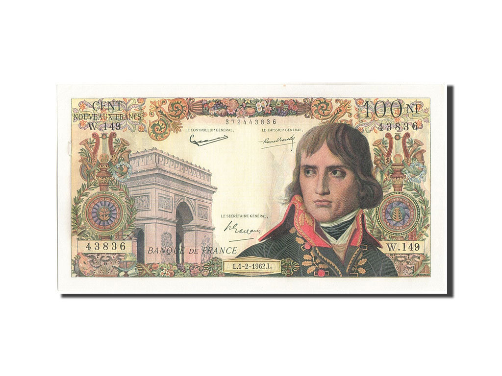 France, 100 Nouveaux Francs, 100 NF 1959-1964 ''Bonaparte'', 1962, KM:144a, 1...